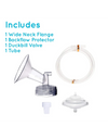 Breast Shield Spectra Wide Breast Shield Set 20mm Small – Clear