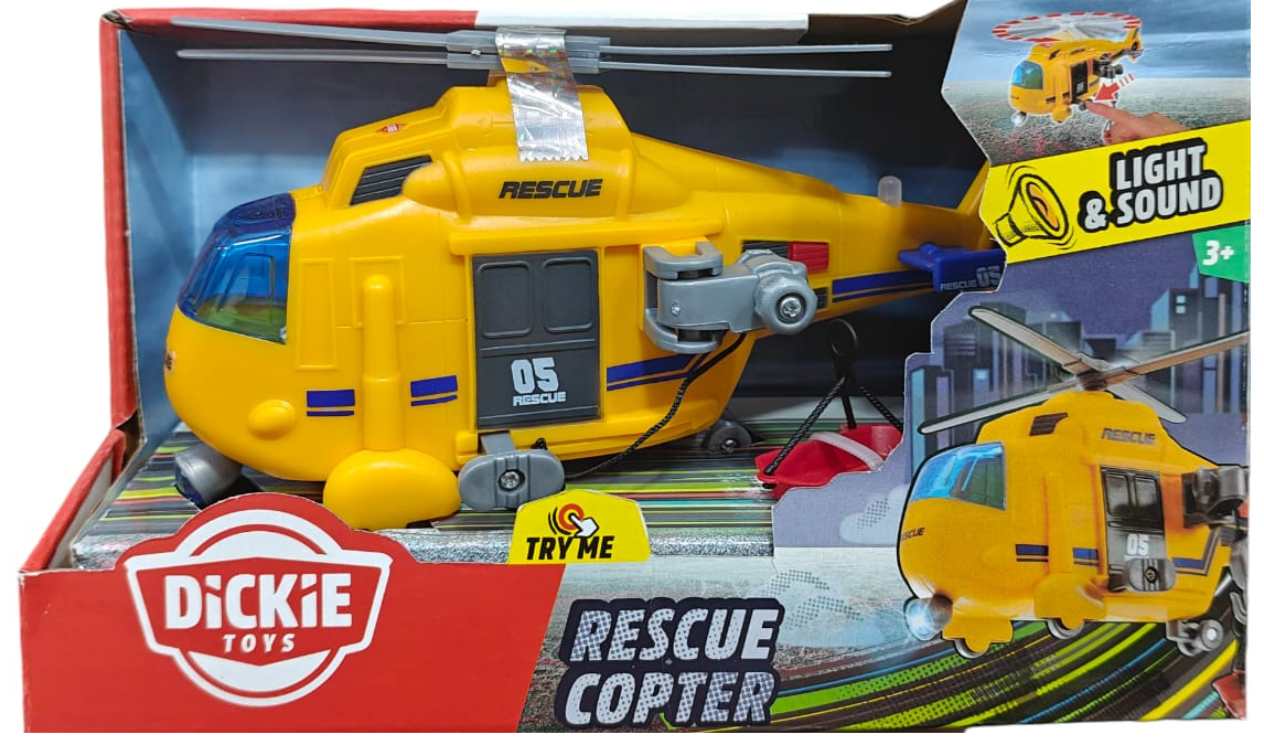 Simba Dickie Rescue Copter Toy Car For Ages 3+