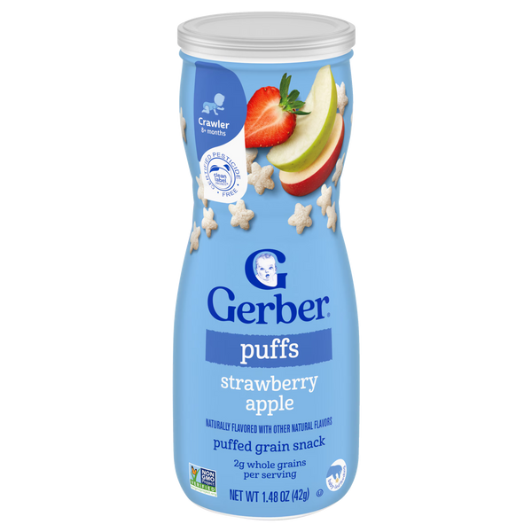 Gerber Strawberry Apple Puffs