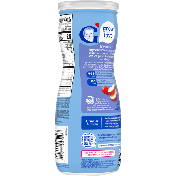 Gerber Strawberry Apple Puffs