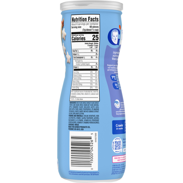 Gerber Apple Cinnamon Puffs