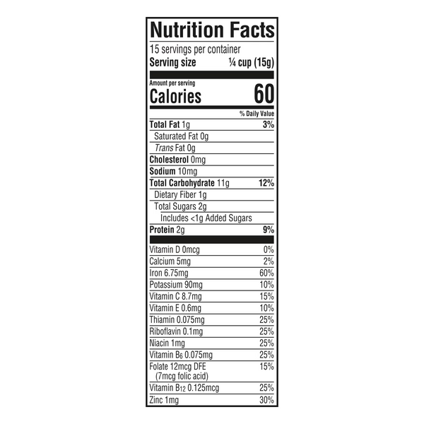 Gerber Probiotic Cereal Oatmeal Lentil Peach & Apple