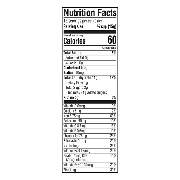 Gerber Powerblend Probiotic Cereal Oatmeal Lentil Peach Apple – 8+ Months