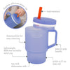 Infantino My 1st Tumbler Silicone 9oz - Blue 260ML