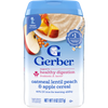 Gerber Probiotic Cereal Oatmeal Lentil Peach & Apple