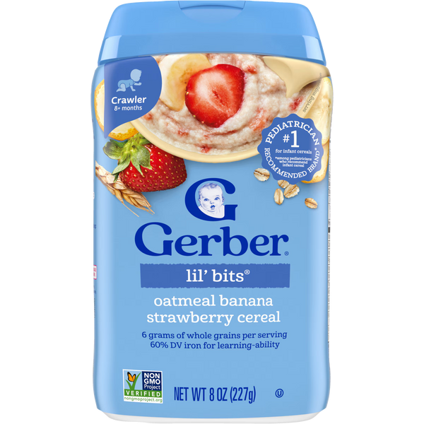 Gerber Oatmeal Banana Strawberry Cereal