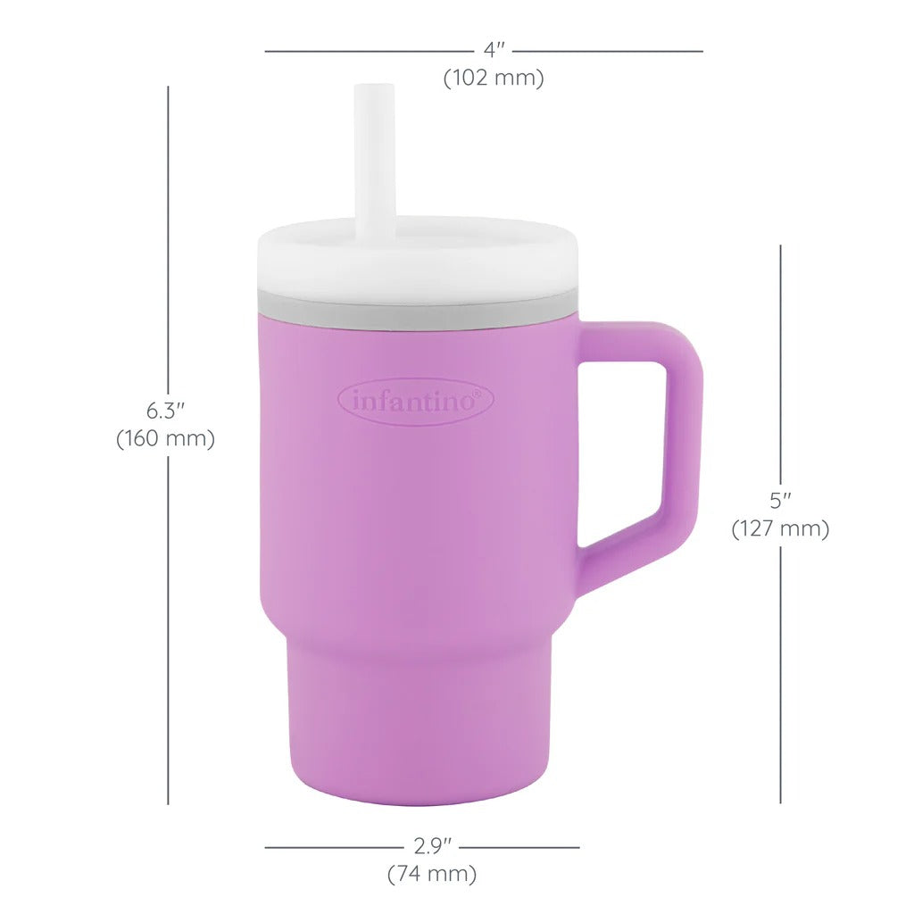 Infantino My 1st Tumbler Silicone 9oz / 260ml – Lilac