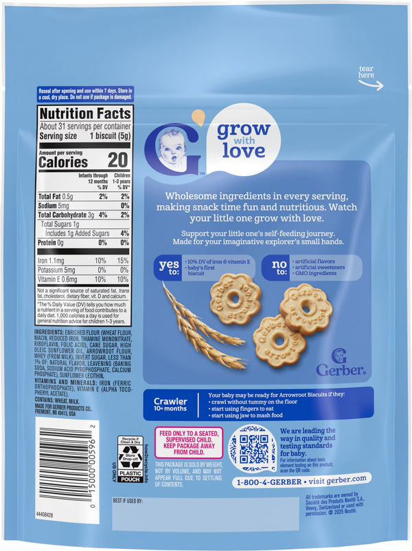 Gerber Arrowroot Cookies