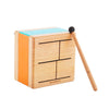 Brainsmith Square Tone Drum | Wooden Musical Toy for Babies 6M+