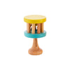 Brainsmith Cage Bell with Handle 7 × 7 × 12.4 cm Natural Wood