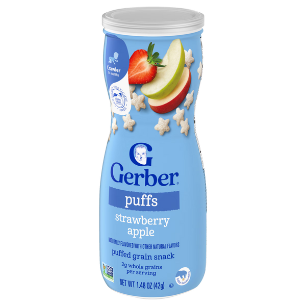 Gerber Strawberry Apple Puffs