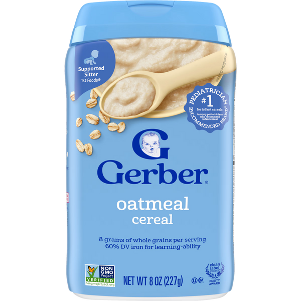 Gerber Plain Oatmeal Cereal