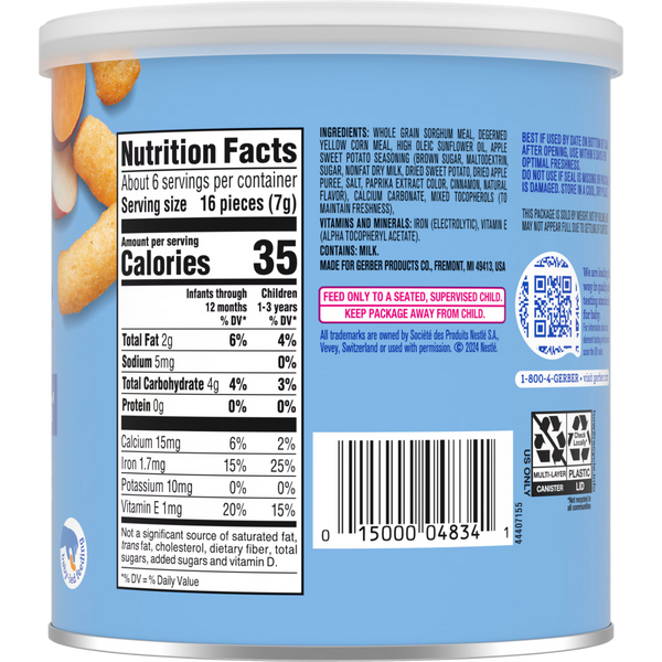 Gerber Lil’ Crunchies® Apple Sweet Potato