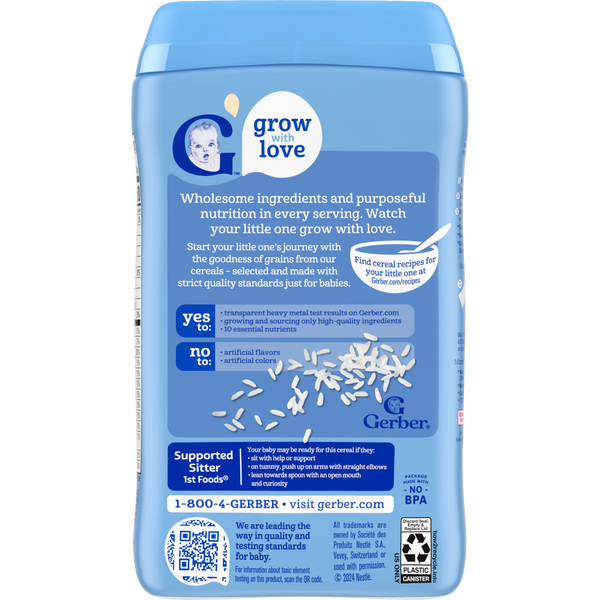 Gerber Wholegrain Cereal For Babies - Rice