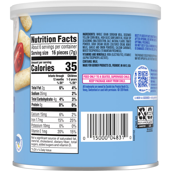 Gerber Lil’ Crunchies® Veggie Dip