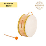 Brainsmith Tom-Tom Drum 15.5 × 6 × 17.5 cm Natural Wood