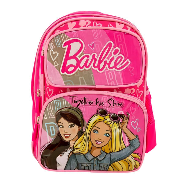 Striders School Bag for Kids Barbie 14" - Asorted Print