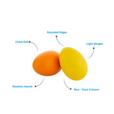 Brainsmith Wooden Egg Shakers Set of 2 | Musical Toy 3M+