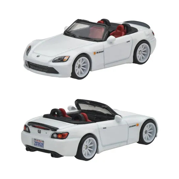 Hot Wheels Premium Real Riders Sakura Sprinter – 1999 Honda Civic Type R & 2003 Honda NSX-R Toy Set