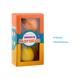 Brainsmith Maracas Set of 2 5.5 × 5.5 × 15.5 cm Orange & Yellow