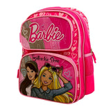 Striders School Bag for Kids Barbie 14" - Asorted Print