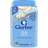 Gerber Whole Grain Rice Cereal for Babies – Single Grain Infant Cereal