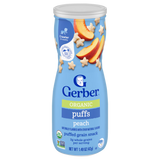 Gerber Organic Puffs For Babies - Peach