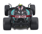Bburago 2024 Mercedes AMG W15 F1 Car With Acrylic Box #44 Lewis Hamilton 1/24