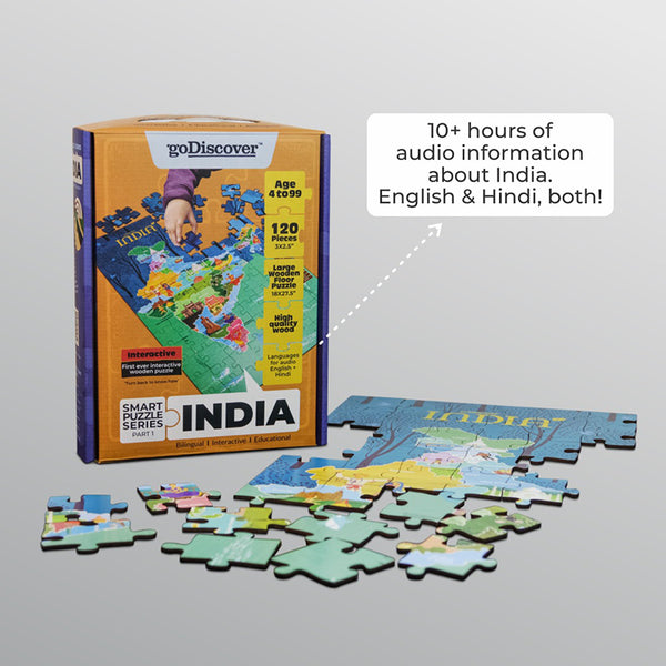 Go Discover Map of India Puzzle