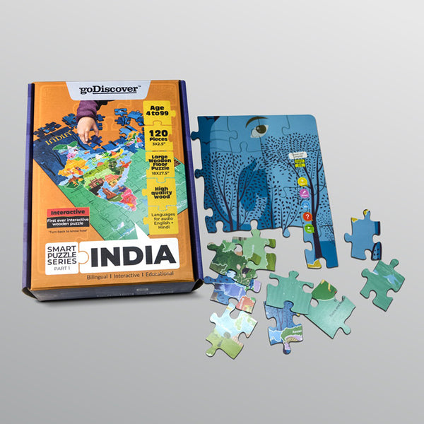 Go Discover Map of India Puzzle