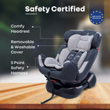 R For Rabbit Car Seat Jack N Jill Grand Grey