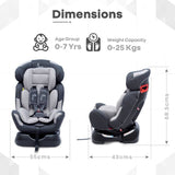 R For Rabbit Car Seat Jack N Jill Grand Grey
