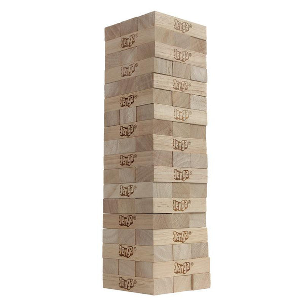Hasbro Jenga Tube Pack; Hardwood Blocks; Stacking Tower Game For Kids Ages 6 And Up, 1 Or More Players