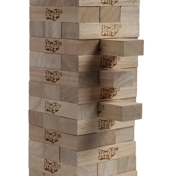 Hasbro Jenga Tube Pack; Hardwood Blocks; Stacking Tower Game For Kids Ages 6 And Up, 1 Or More Players
