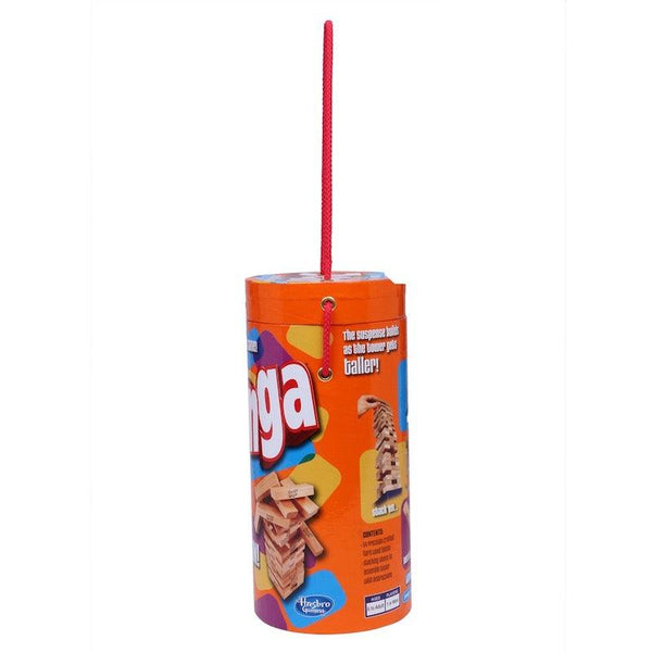 Hasbro Jenga Tube Pack; Hardwood Blocks; Stacking Tower Game For Kids Ages 6 And Up, 1 Or More Players