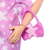 Barbie Deluxe Style Fashion Doll #11 in Pink Denim Star-Print Dress
