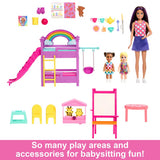 Barbie Skipper Babysitters Inc. Ultimate Daycare Playset with 3 Dolls & 15+ Accessories Multicolour