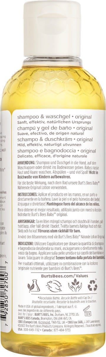 Burt'S Bees Baby Bee Shampoo & Wash - 236Ml