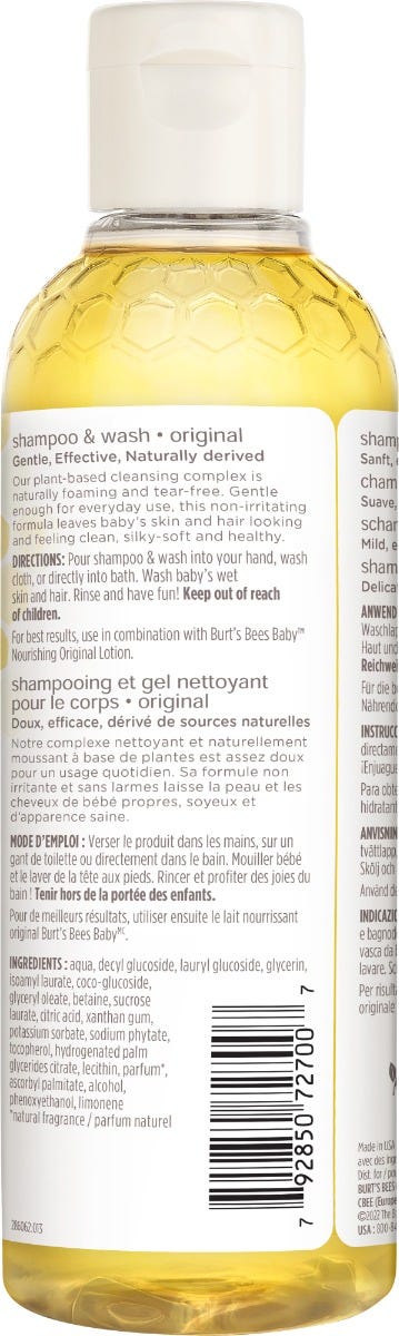 Burt'S Bees Baby Bee Shampoo & Wash - 236Ml