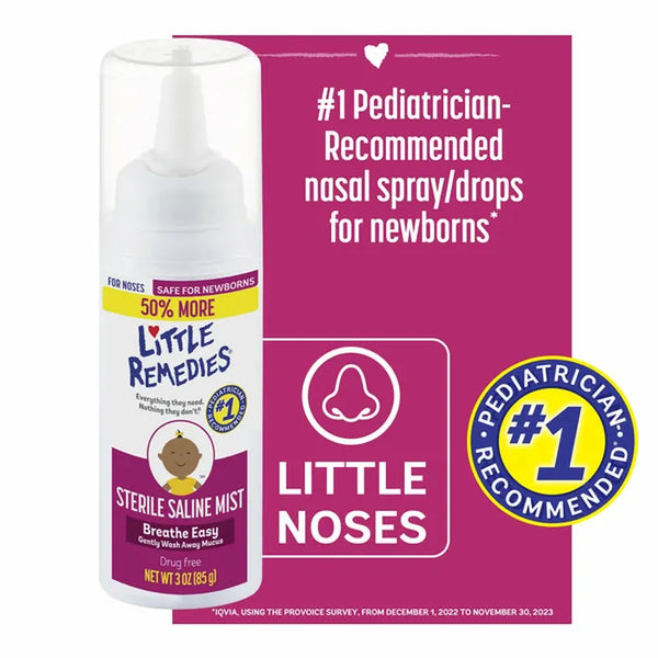 Little Remedies Sterile Saline Nasal Mist - 85 Gram