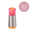 B Box Insulated Drink Bottle Sipper 350 Ml- Yellow