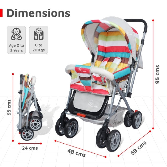 R For Rabbit Stroller Lollipop Lite Rainbow