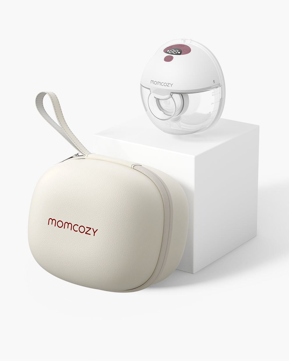 Momcozy M5 Wearable Breast Pump Single - Red