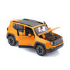 Jeep Renegade Orange 1:24 Maisto Licensed Diecast Scale Model Car