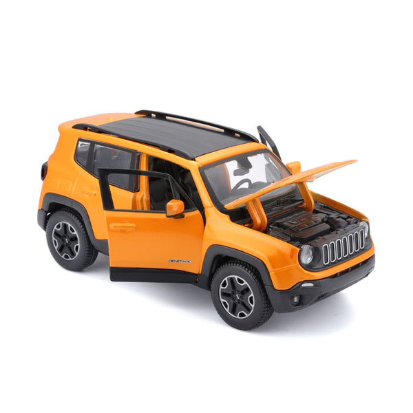 Jeep Renegade Orange 1:24 Maisto Licensed Diecast Scale Model Car