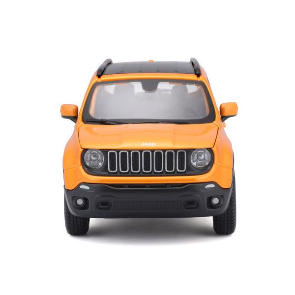 Jeep Renegade Orange 1:24 Maisto Licensed Diecast Scale Model Car