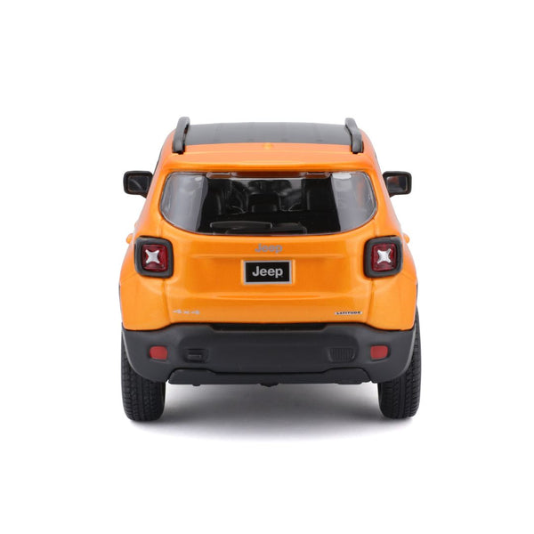 Jeep Renegade Orange 1:24 Maisto Licensed Diecast Scale Model Car