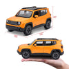Jeep Renegade Orange 1:24 Maisto Licensed Diecast Scale Model Car
