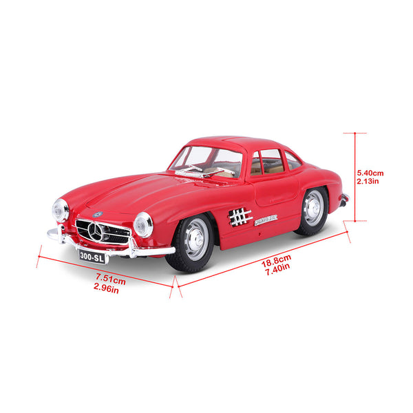 Bburago - 1:24 - 1954 Mercedes-Benz 300 SL - Assorted