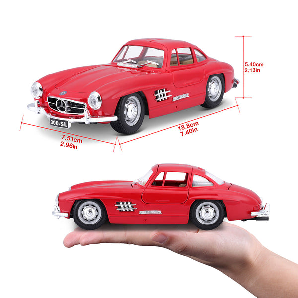 Bburago - 1:24 - 1954 Mercedes-Benz 300 SL - Assorted